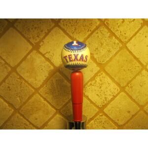 Texas Rangers Kegerator Beer Tap Handle MLB Pub Style Baseball Team Logo Brew